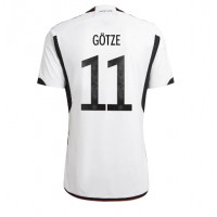 Saksa Mario Gotze #11 Kotipaita MM-kisat 2022 Lyhythihainen